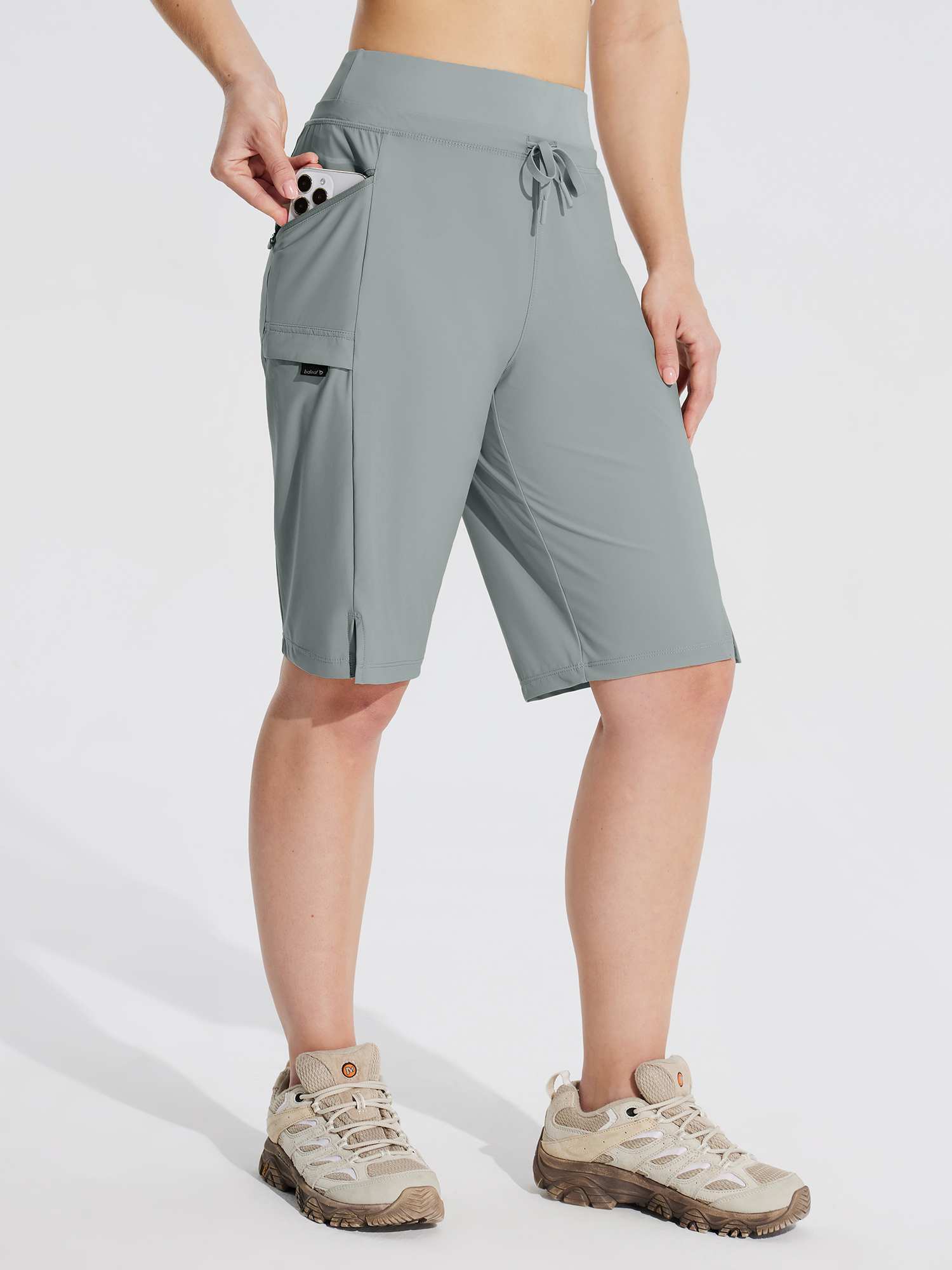 Women's 11" Quick-Dry Hiking Cargo Shorts - Image 16
