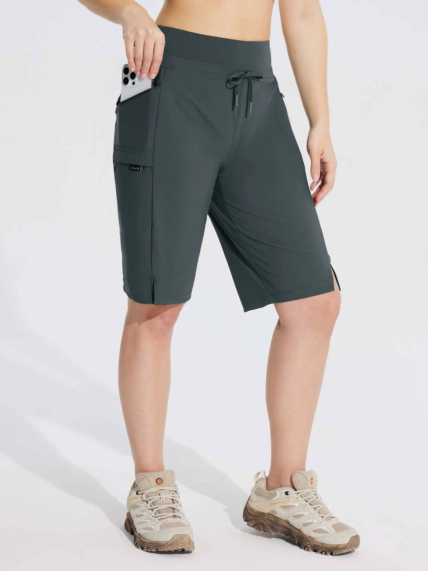 Women's 11" Quick-Dry Hiking Cargo Shorts - Image 24