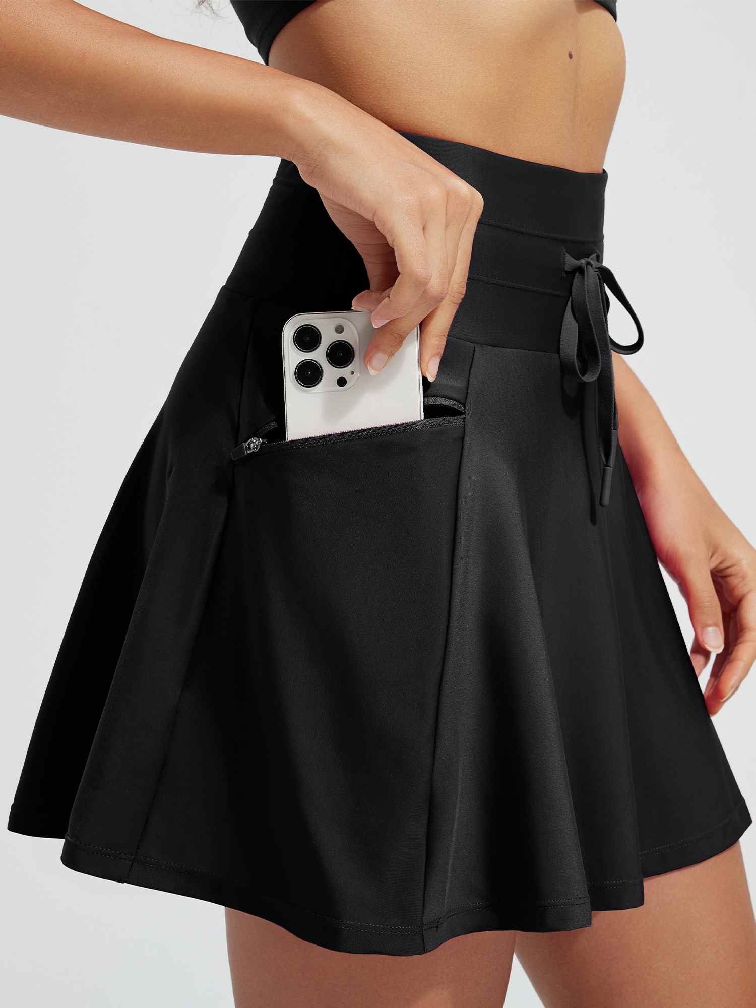 Women's 15" High-Waisted Swim Skirt - Image 3