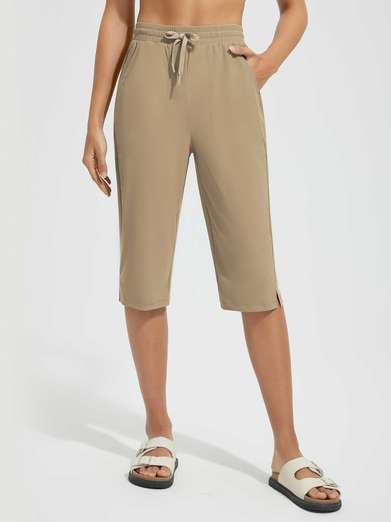 Women's 15" UPF 50+ Quick-Dry Swim Capris - Image 14