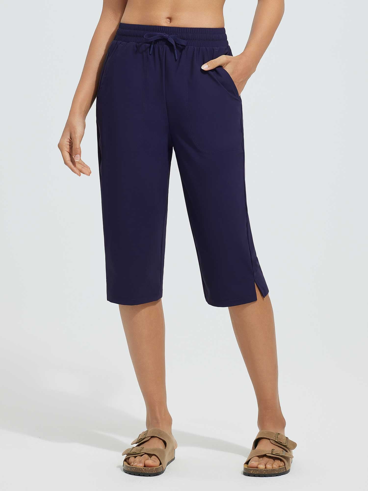 Women's 15" UPF 50+ Quick-Dry Swim Capris - Image 20