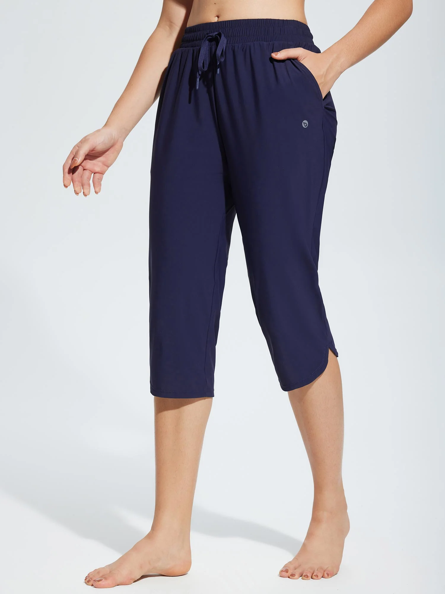 Women's 18" UPF 50+ Quick-Dry Swim Capris - Image 19
