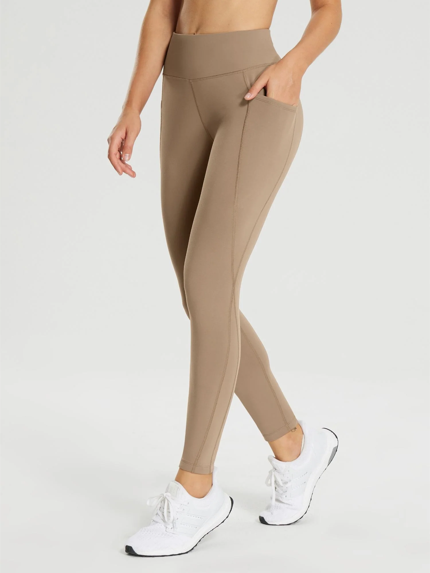25" Fleece-Lined Cycling Leggings - Image 8