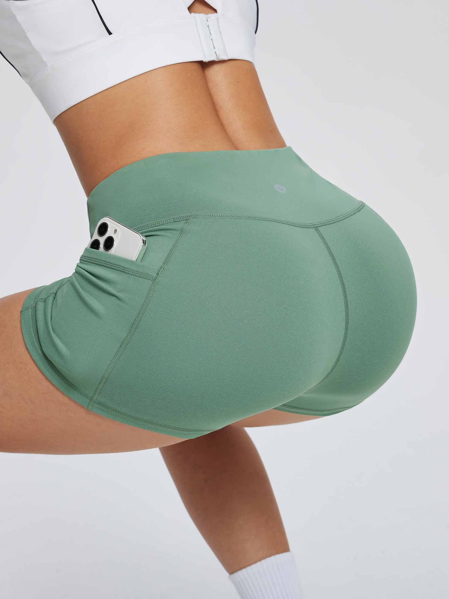Women's 3" High-Waisted Compression Biker Shorts - Image 20
