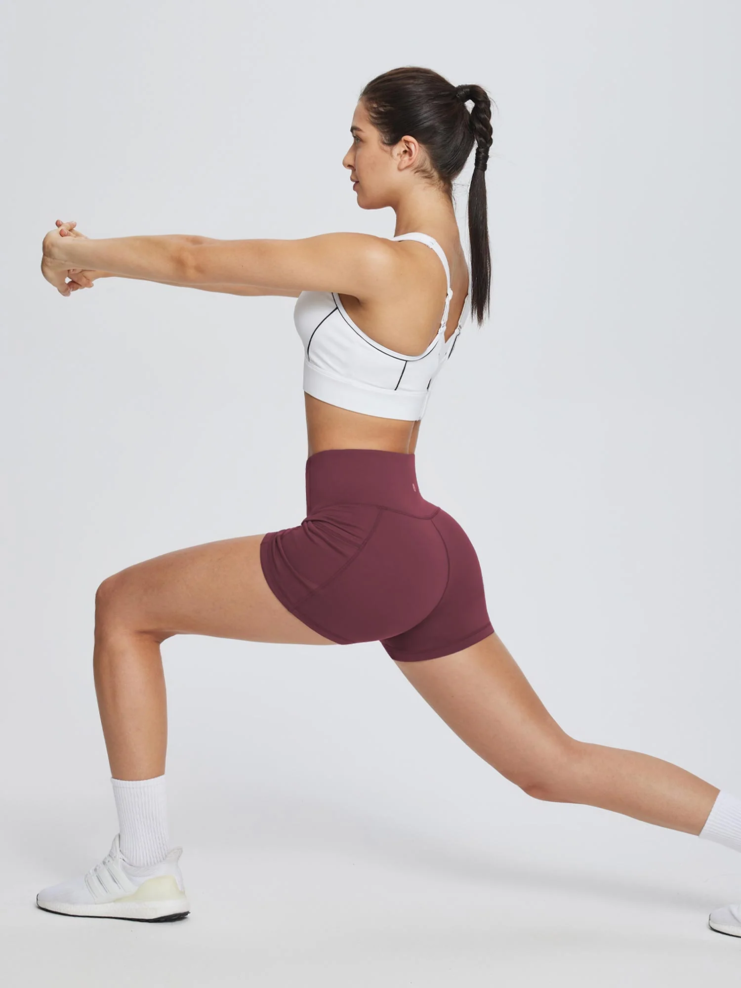 Women's 3" High-Waisted Compression Biker Shorts - Image 21