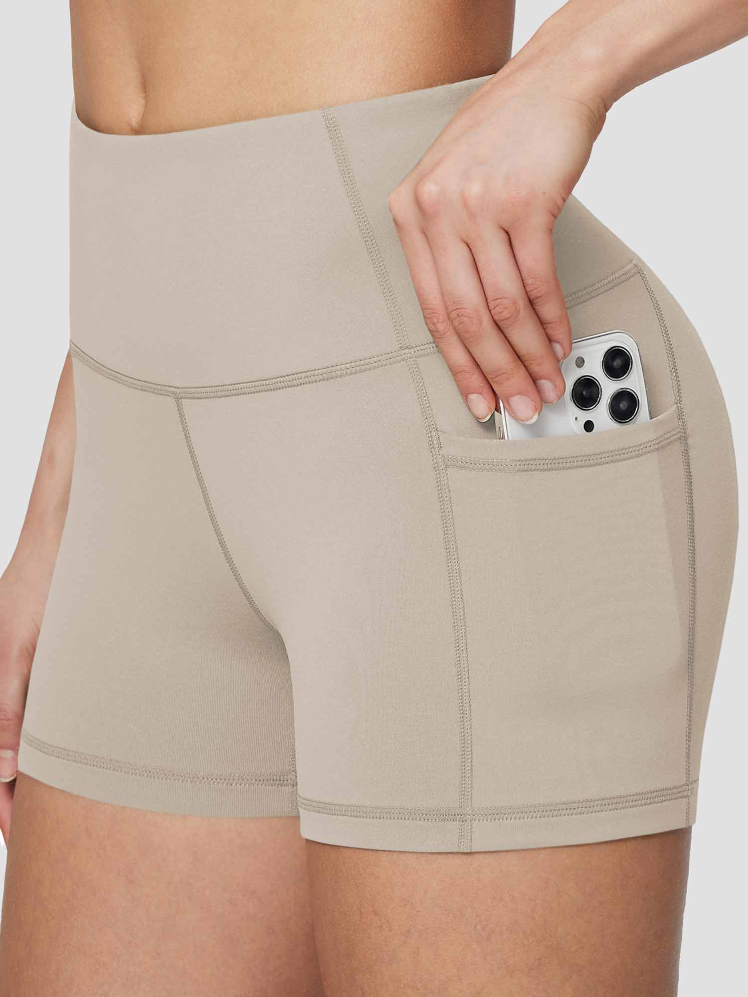 Women's 3" High-Waisted Compression Biker Shorts - Image 31