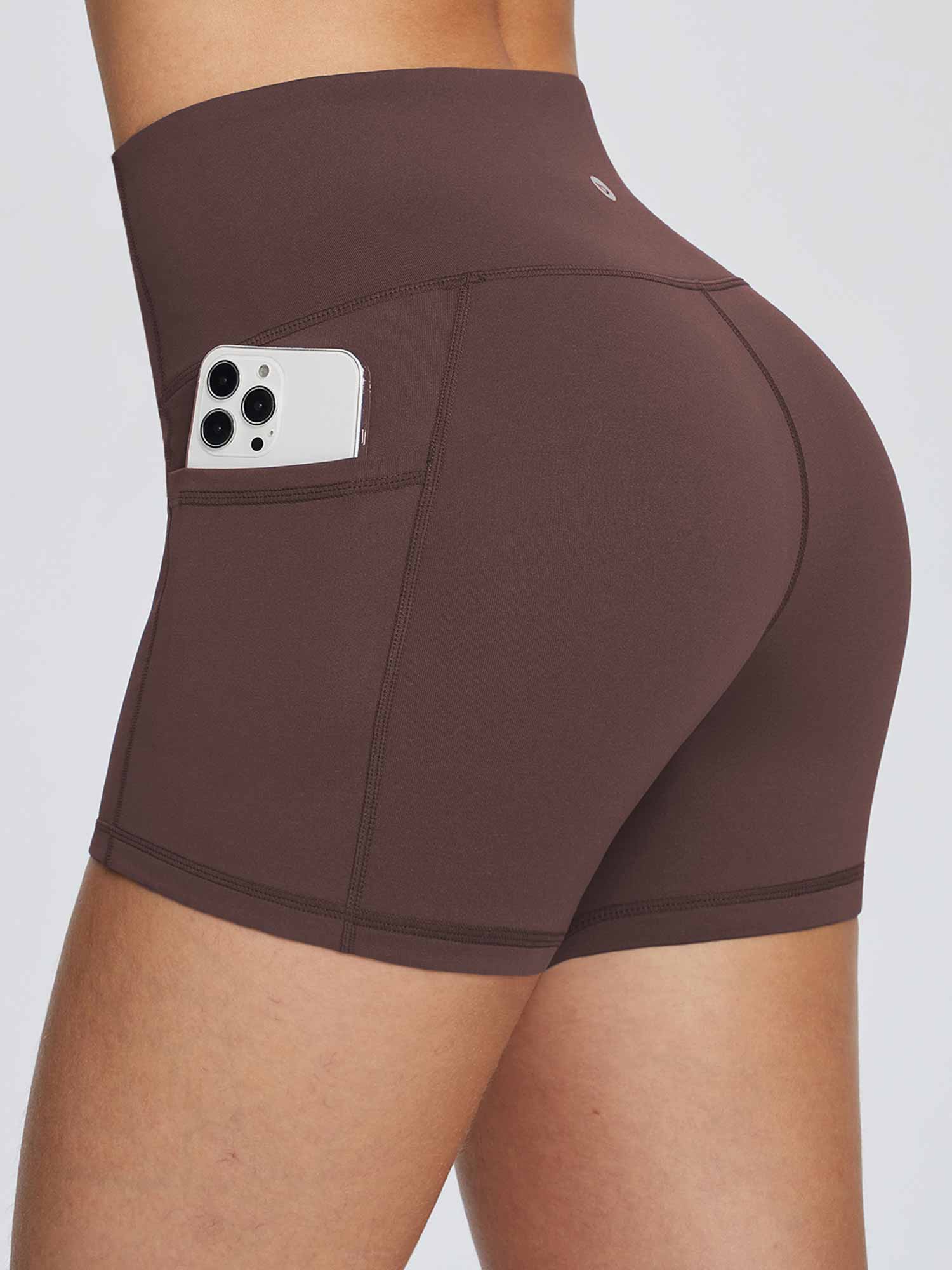 Women's 3" High-Waisted Compression Biker Shorts - Image 38