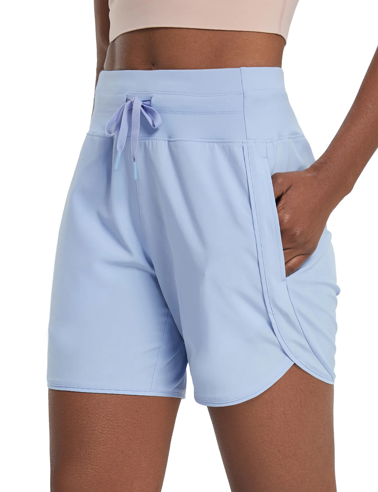 Women's 5" High-Waisted Quick-Dry Running Shorts