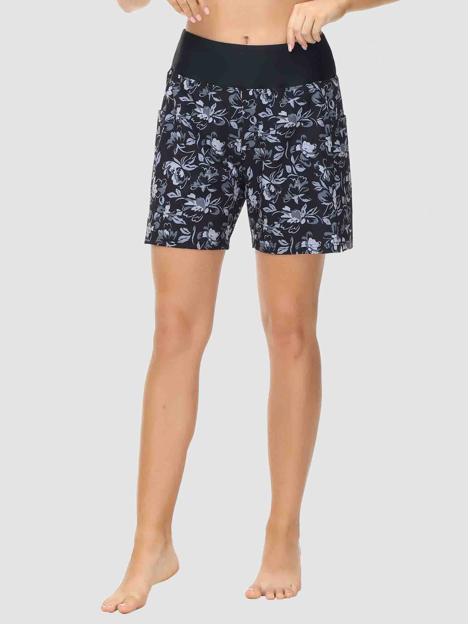 Women's 5" Printed Quick-Dry Swim Board Shorts - Image 2