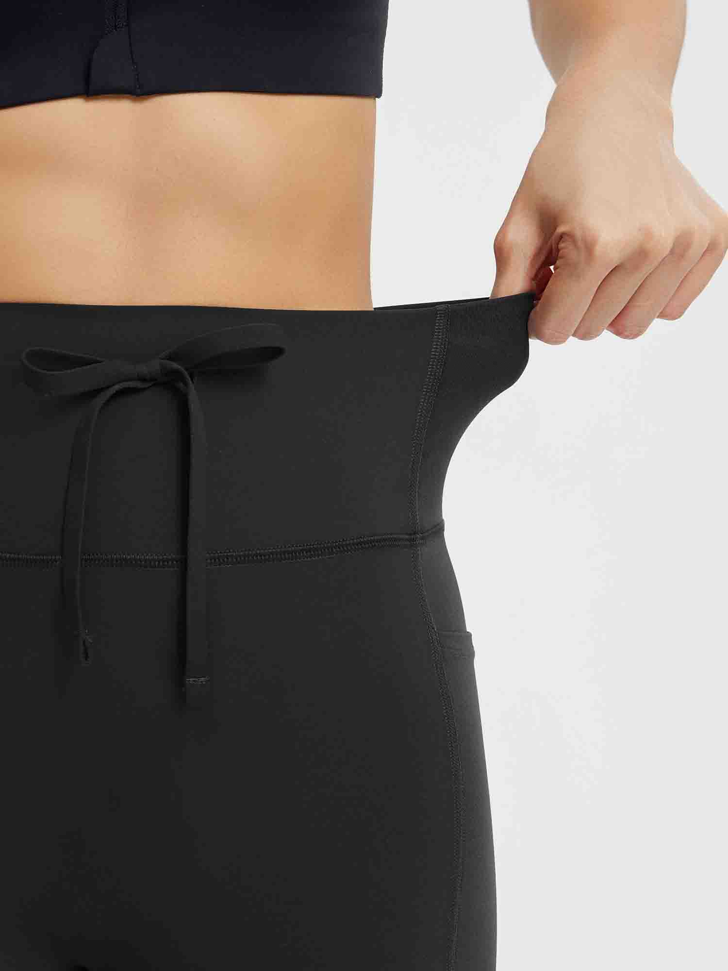 All-Season Drawstring High-Waist Flare Yoga Pants - Image 2