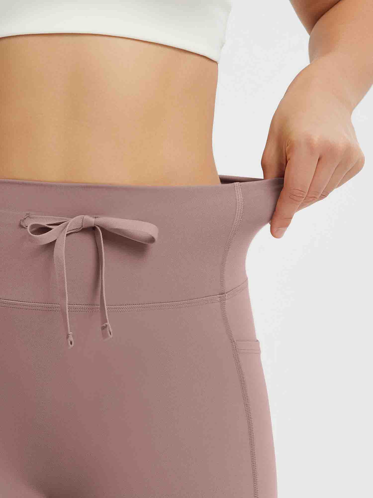 All-Season Drawstring High-Waist Flare Yoga Pants - Image 26