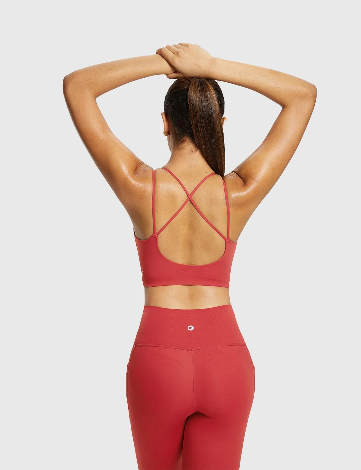 Cross-Strap Low-Impact Sports Bra - Image 36
