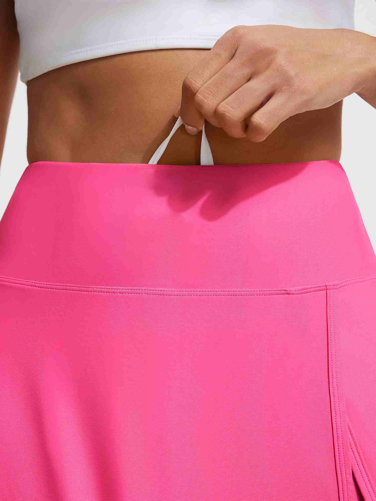 Baleaf High-Rise Side Slit Swim Skirt 14" - Image 28