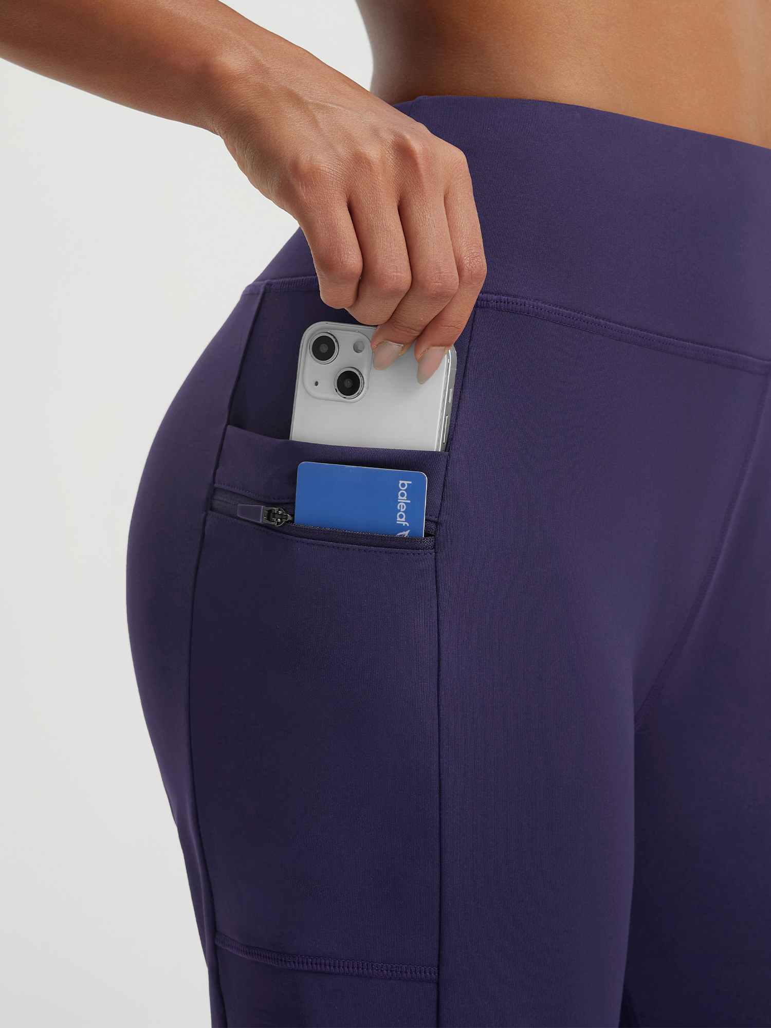 Baleaf High-Rise Stretchy Running Shorts 7" - Image 6