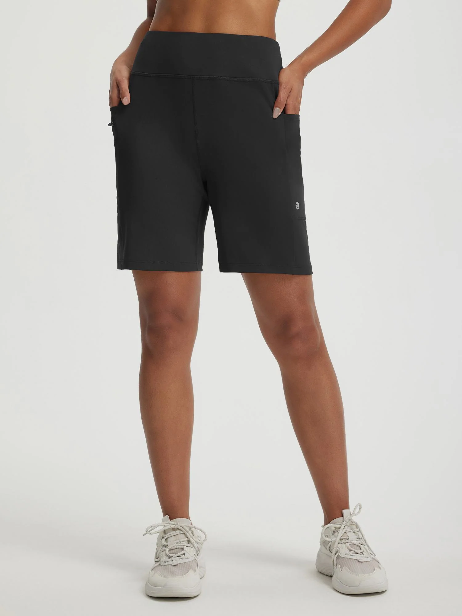 Baleaf High-Rise Stretchy Running Shorts 7" - Image 7