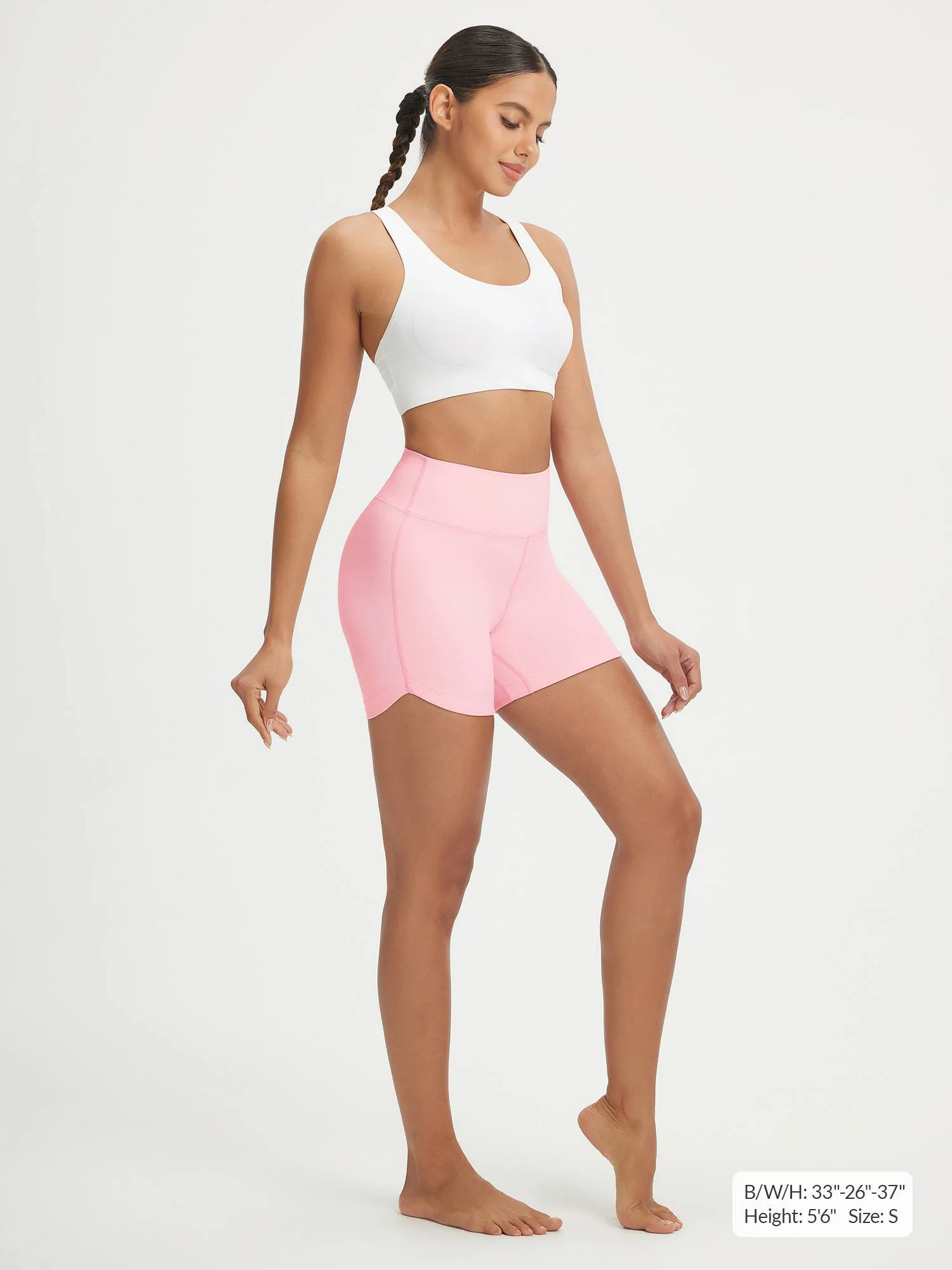 Baleaf Stretchy High-Rise Biker Short 5" - Image 2