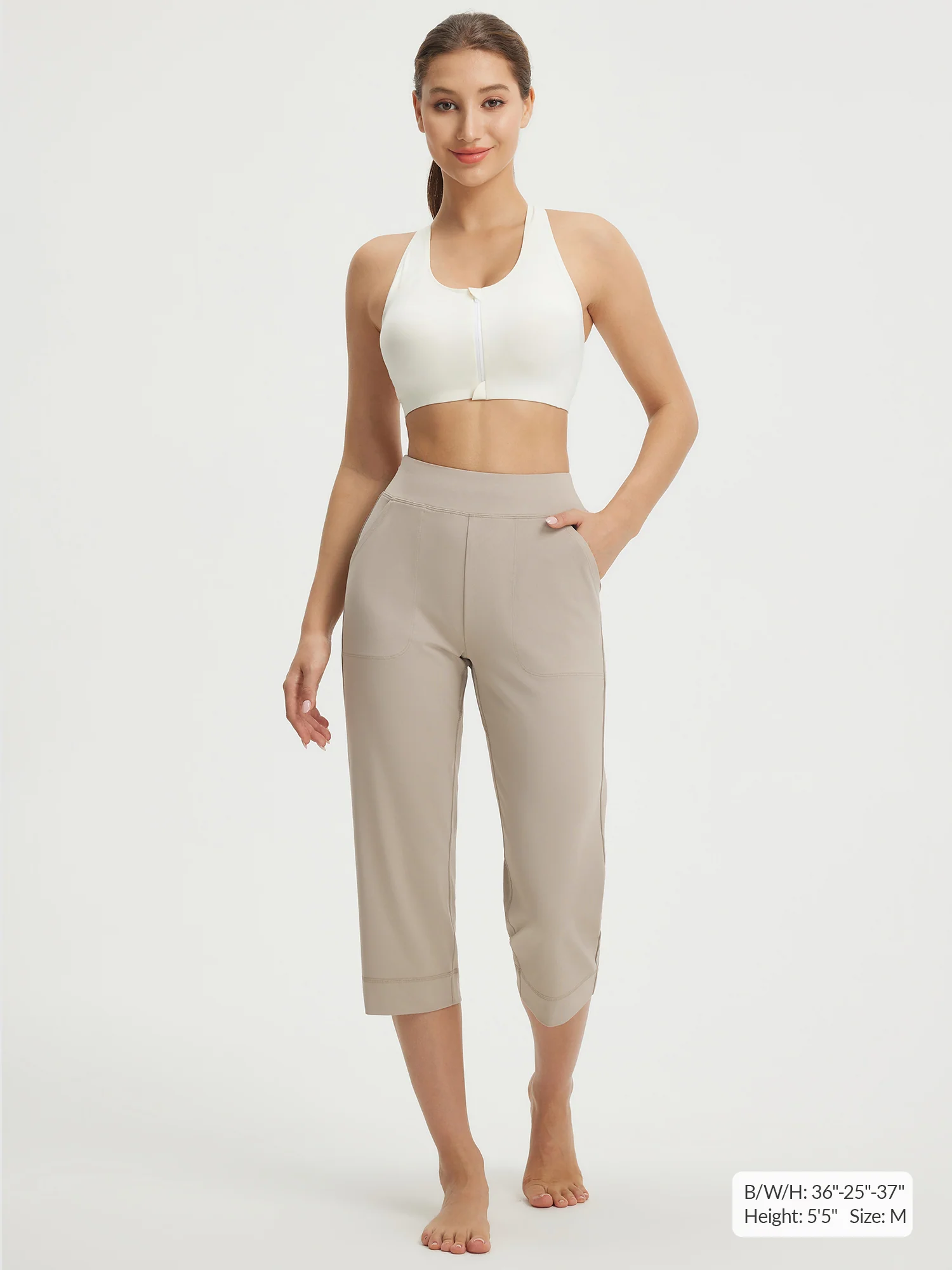 Baleaf Stretchy High-Rise Capri 21" - Image 32