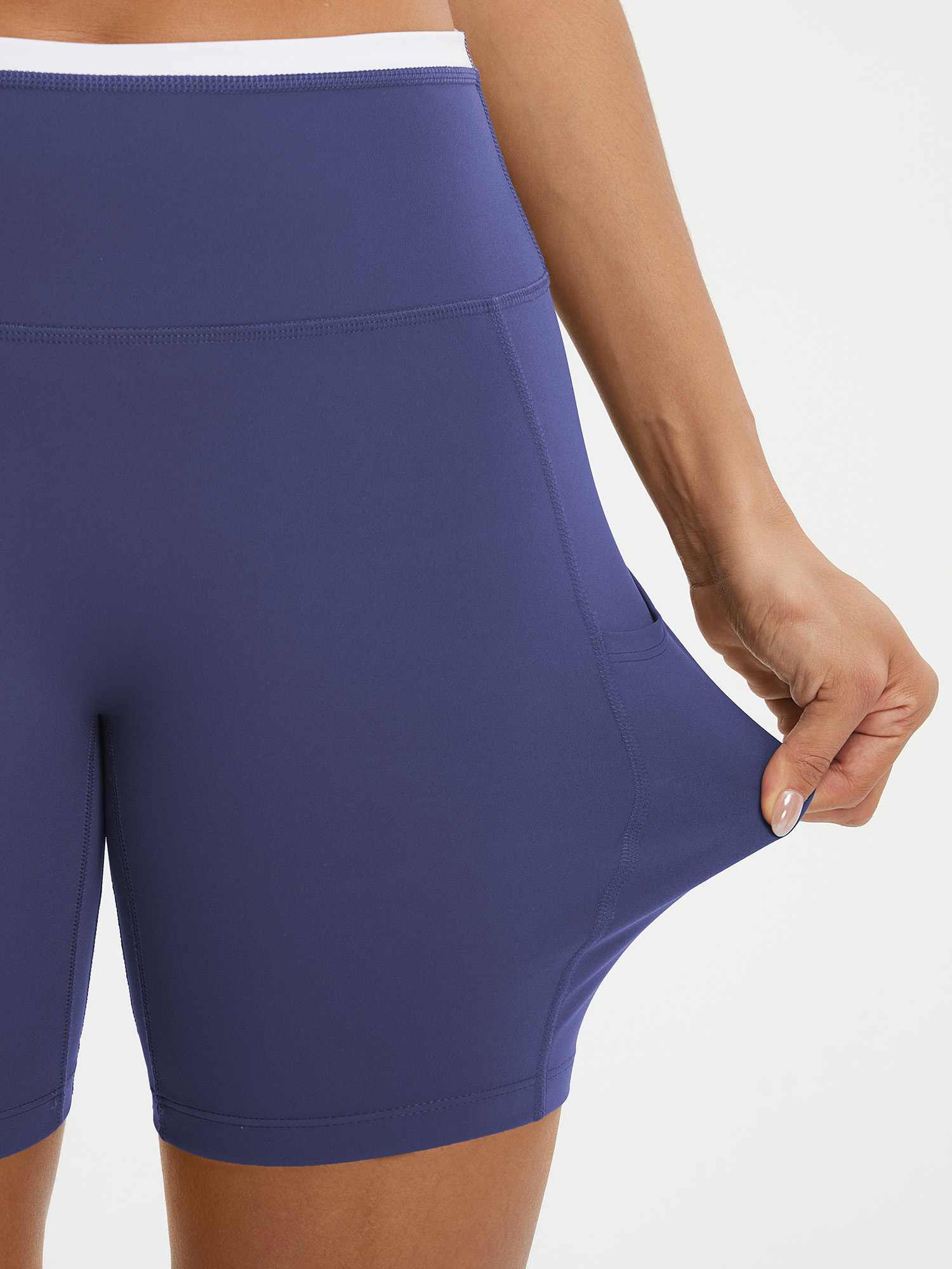 Baleaf Ultra-Soft High-Rise Biker Short 6" - Image 17