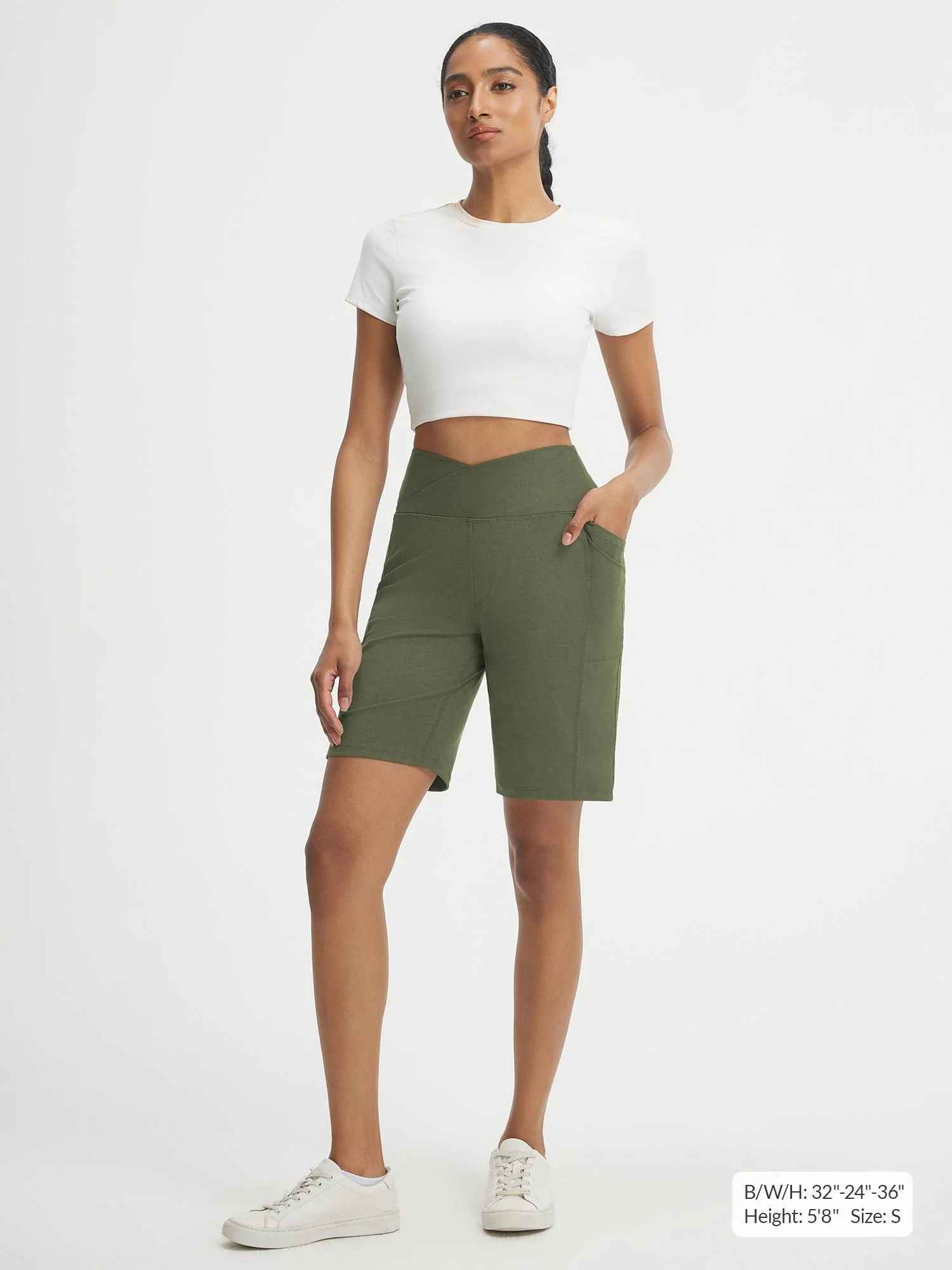 Baleaf Ultra-Soft V-Waist Bermuda Long Short 9" - Image 20