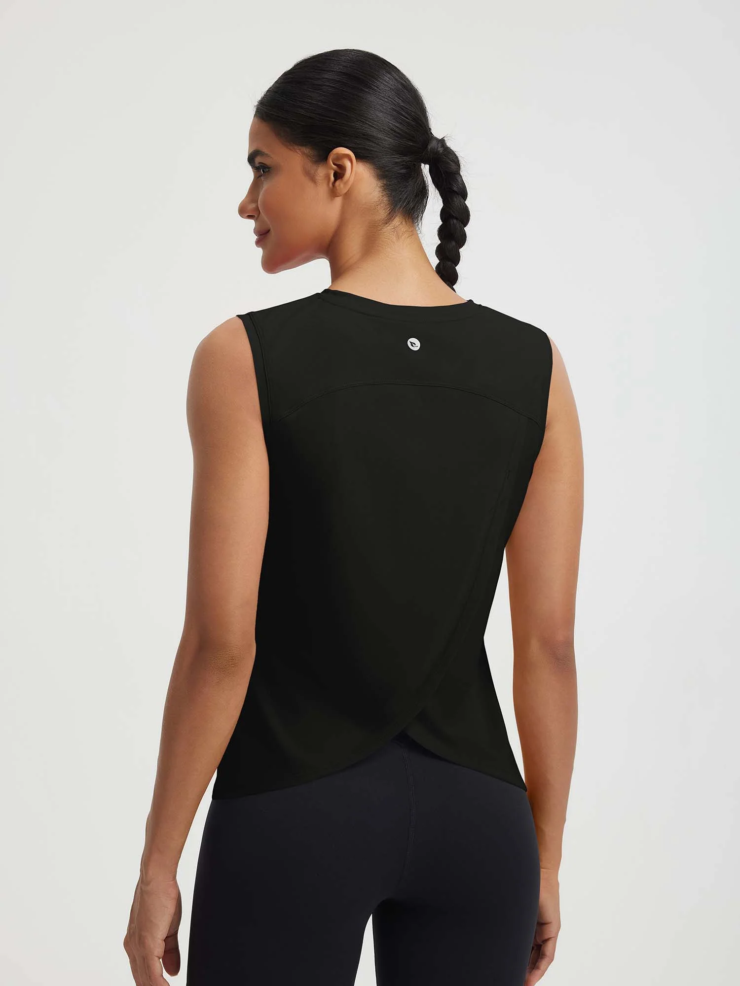 Baleaf UPF 50+ Crop Open Back Tank Top - Image 9