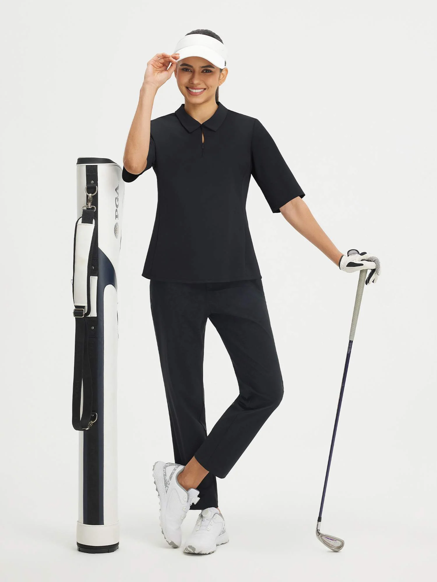 Baleaf UPF 50+ Half Sleeve Polo Shirt - Image 14