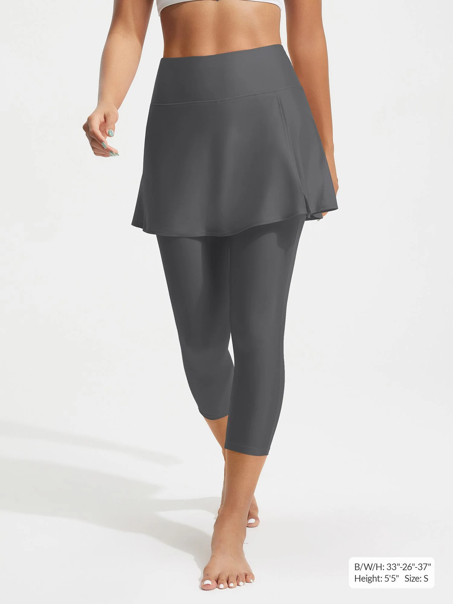 Baleaf UPF 50+ High-Rise Skirted Swim Pant 20" - Image 20