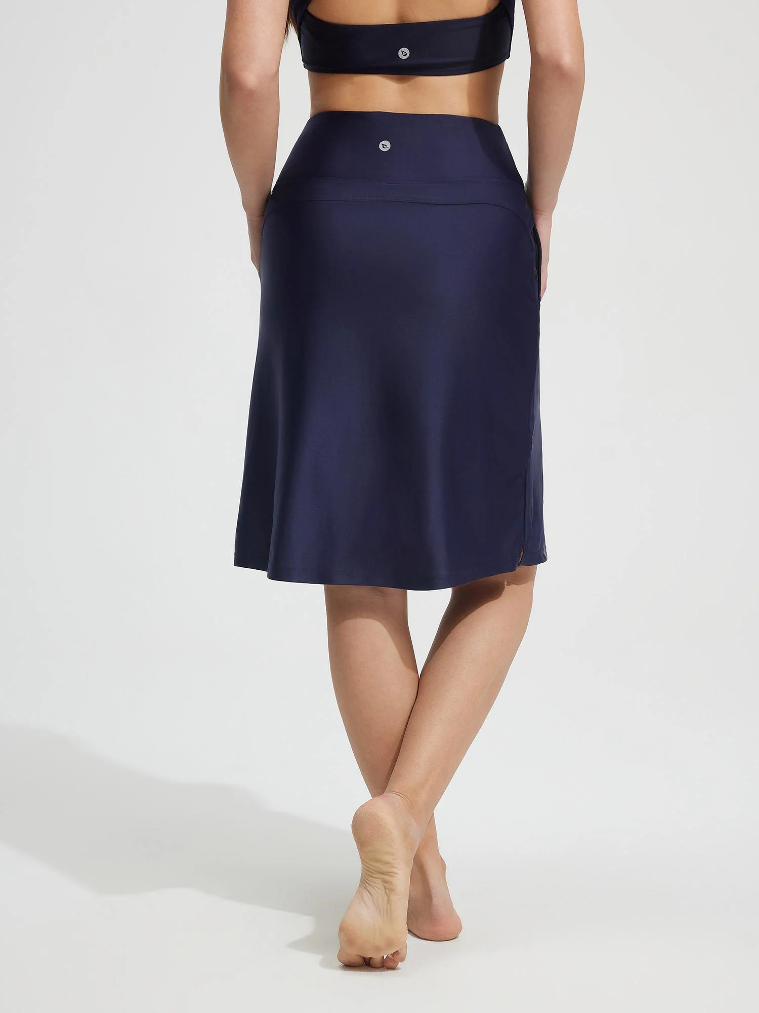 Baleaf UPF 50+ High-Rise Slant Pockets Swim Skirt 23" - Image 10