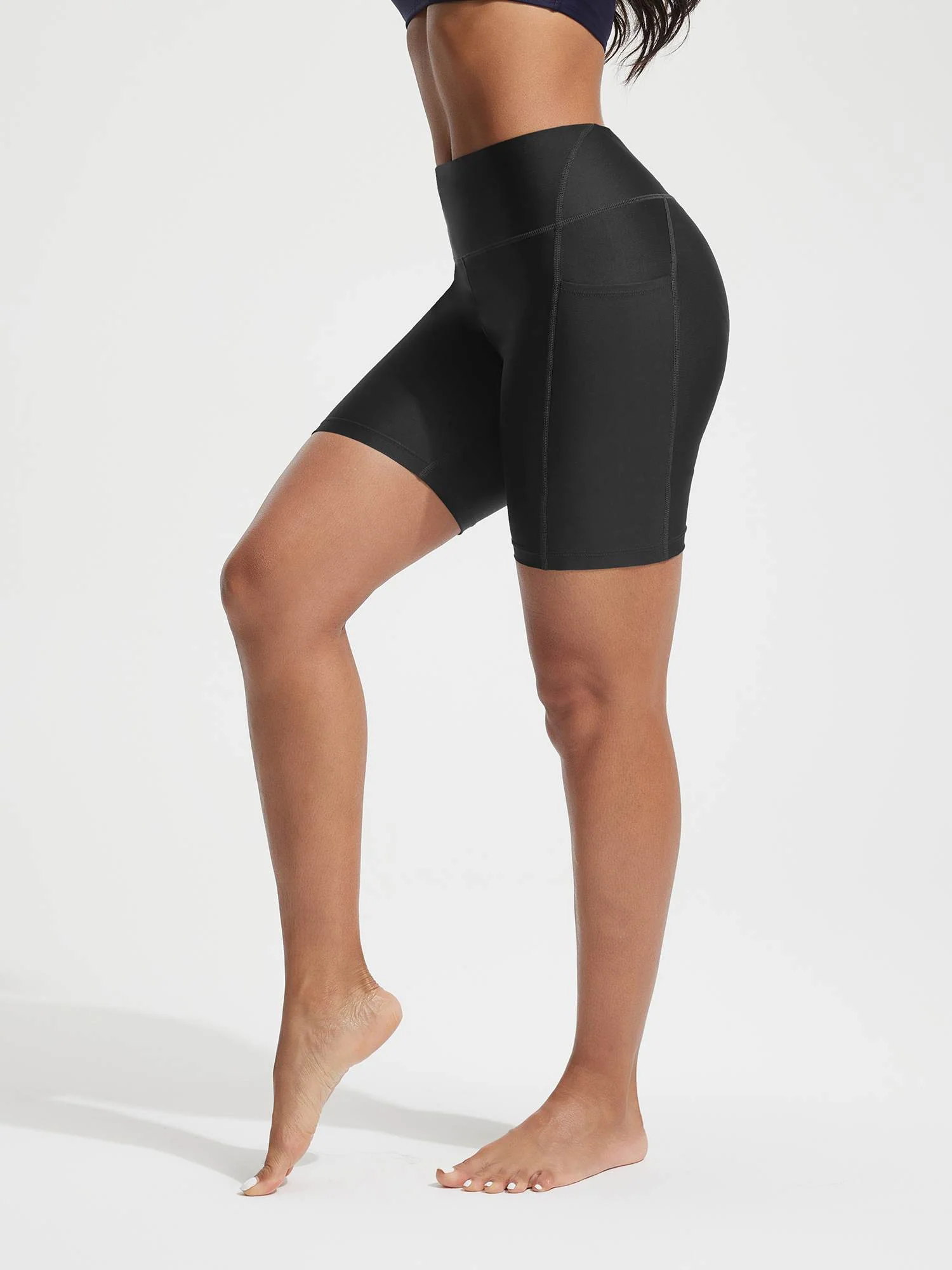 Baleaf UPF 50+ High-Rise Swim Shorts 6" - Image 9