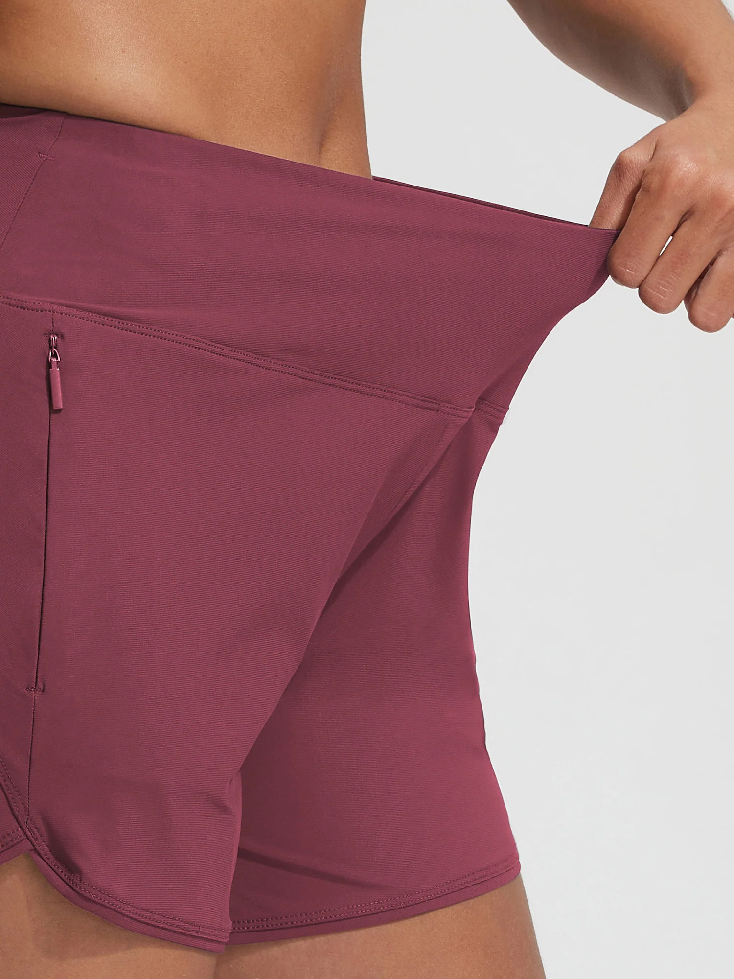 Baleaf UPF 50+ High-Rise Zipper Pockets Board Short 4'' - Image 48