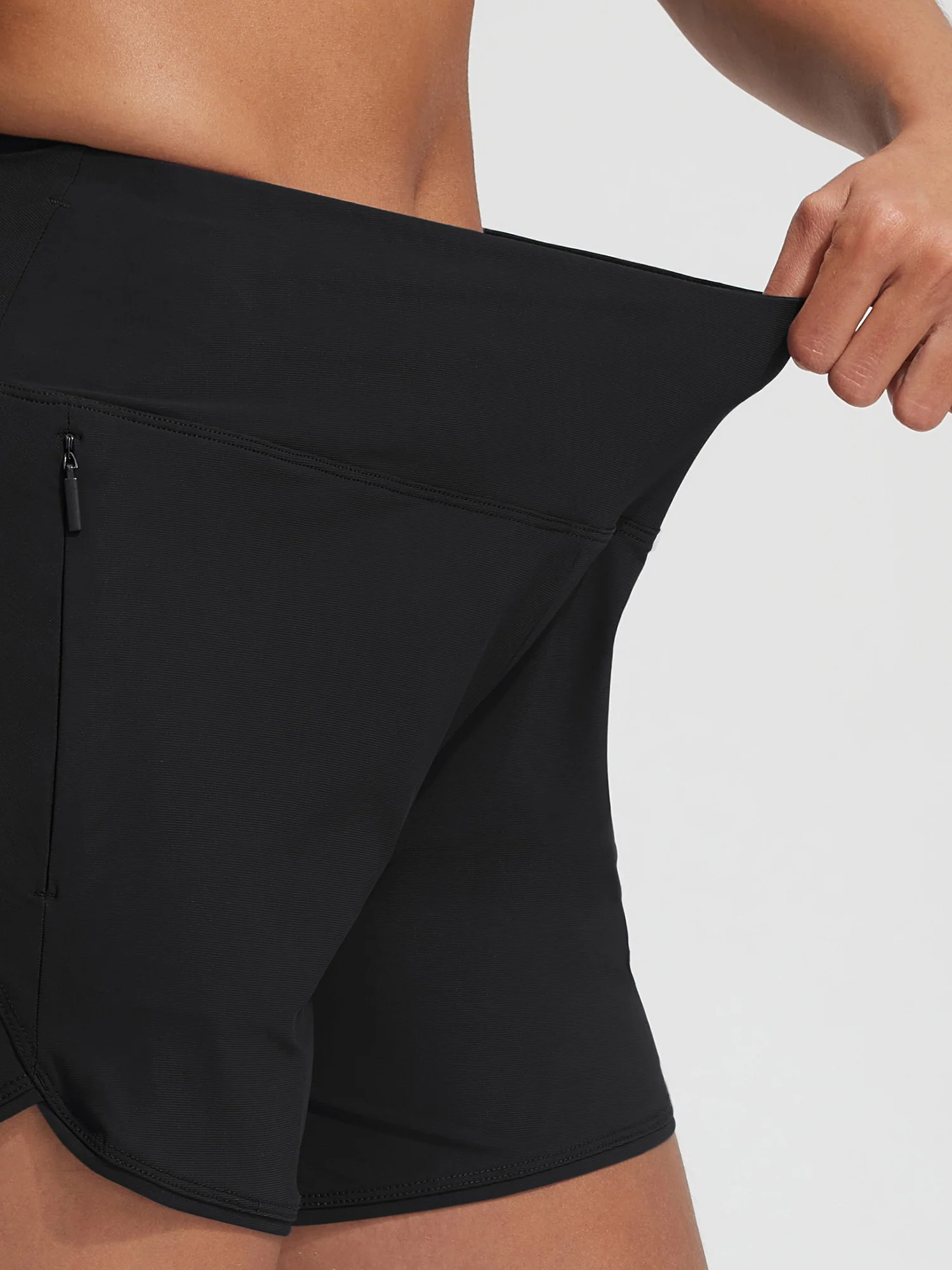 Baleaf UPF 50+ High-Rise Zipper Pockets Board Short 4'' - Image 5