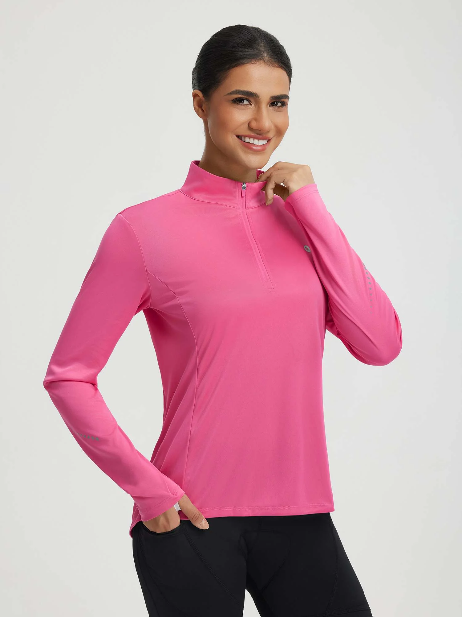 Baleaf UPF 50+ Half Zip Cycling Jersey - Image 11