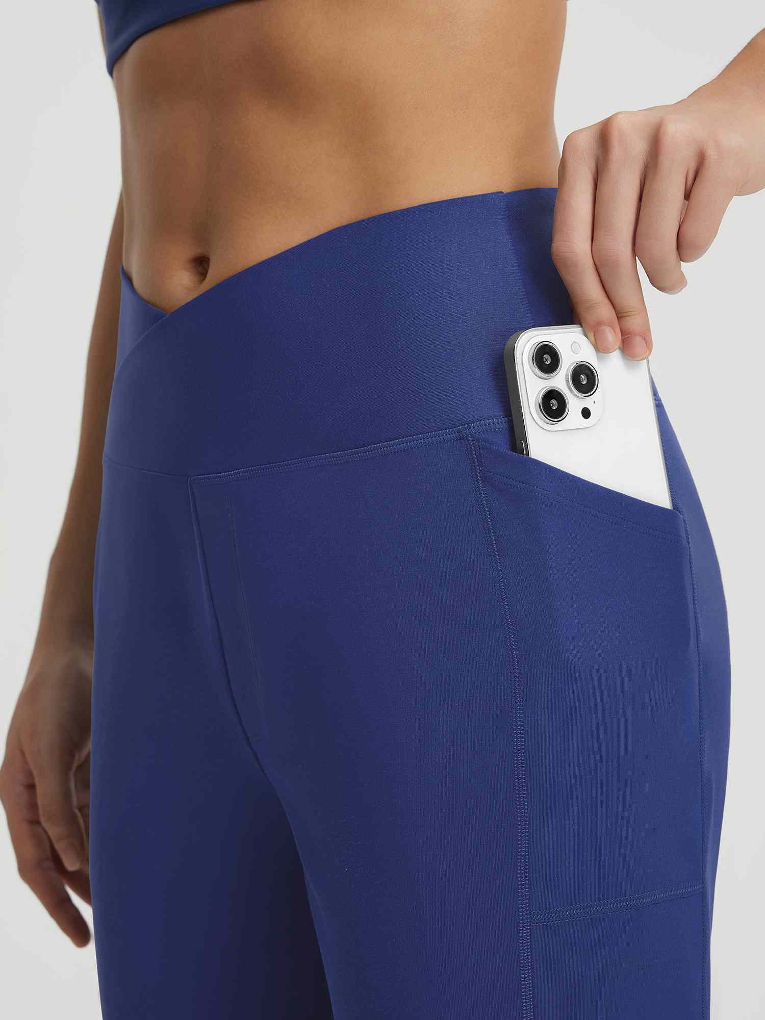 Baleaf V Cross Straight Leg Capri Pants 18" - Image 11