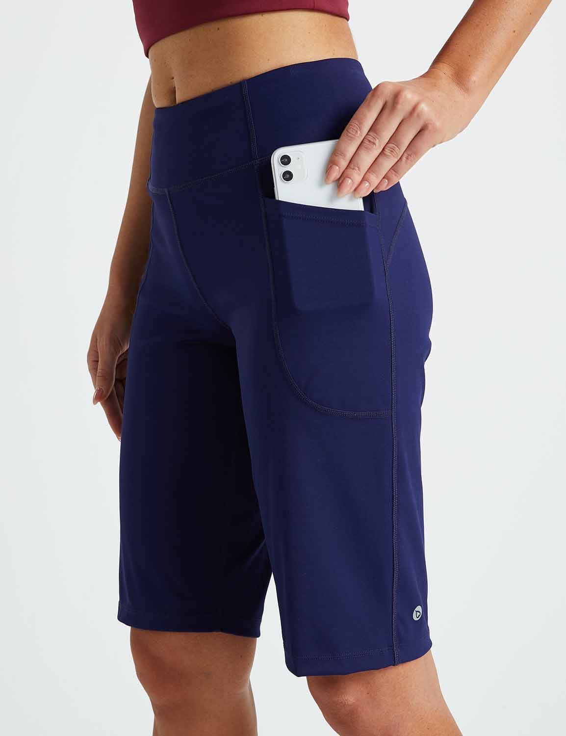 Flyleaf 12" High-Waisted Stretch Running Shorts - Image 15