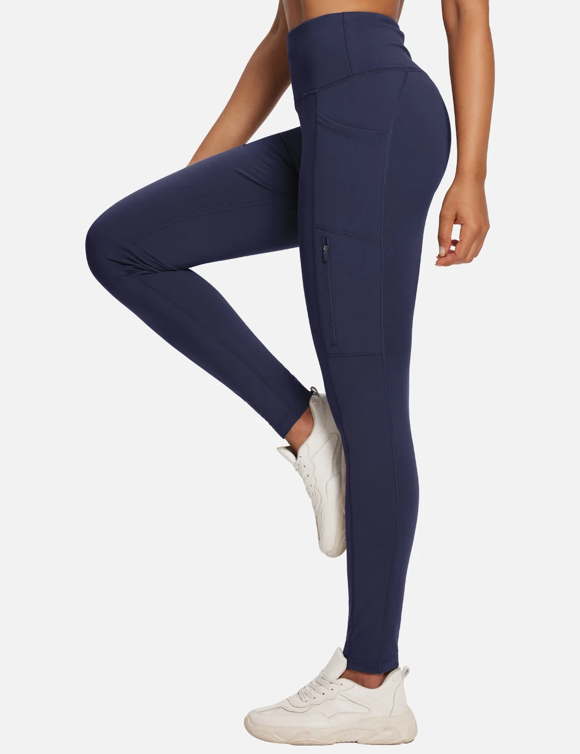 Laureate High-Rise Zipper Pockets Thermal Leggings - Image 39