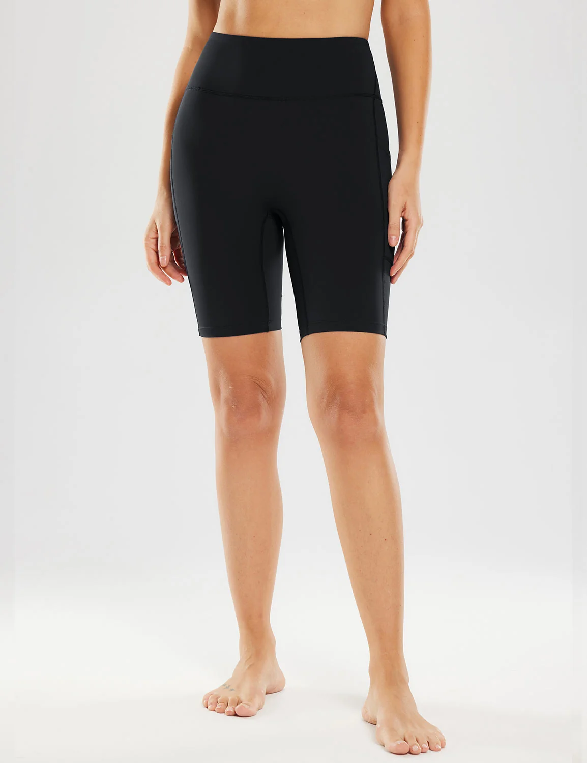 Women's 8" Light Compression Yoga Shorts - Image 5