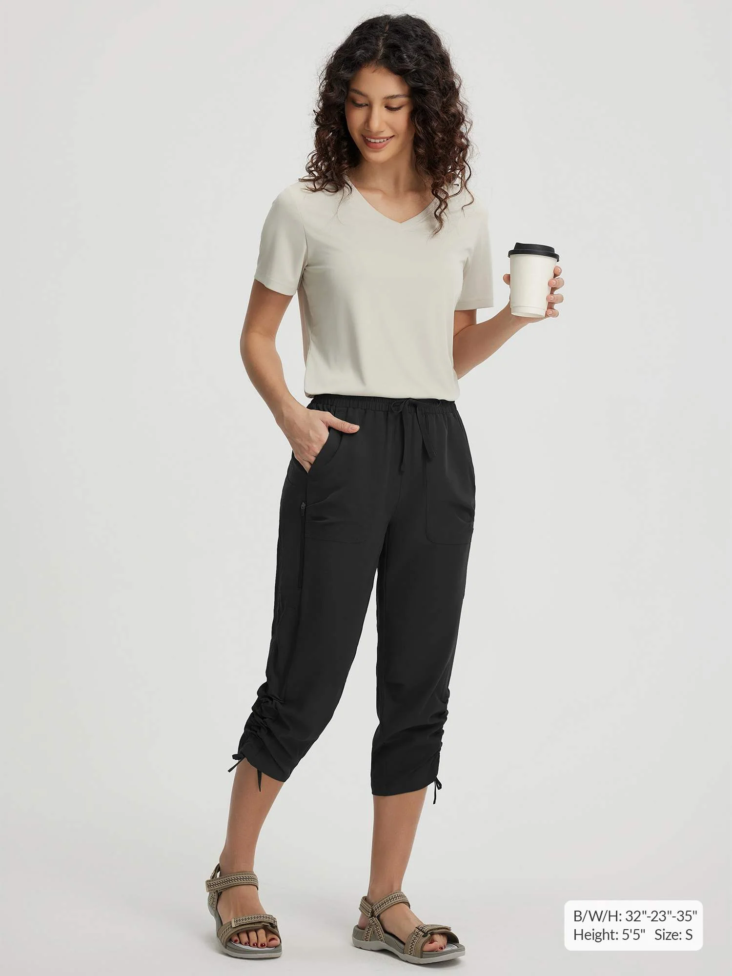 UPF50+ Water Resistant Hiking Capris - Image 4