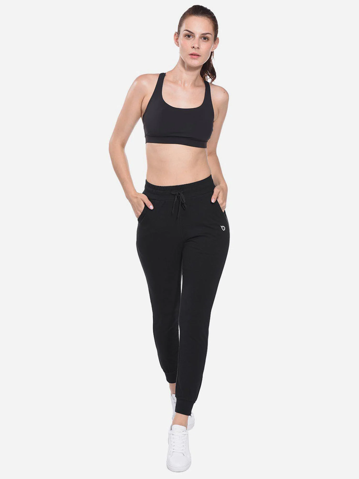 Women's Cotton Tapered Sweatpants - Image 16
