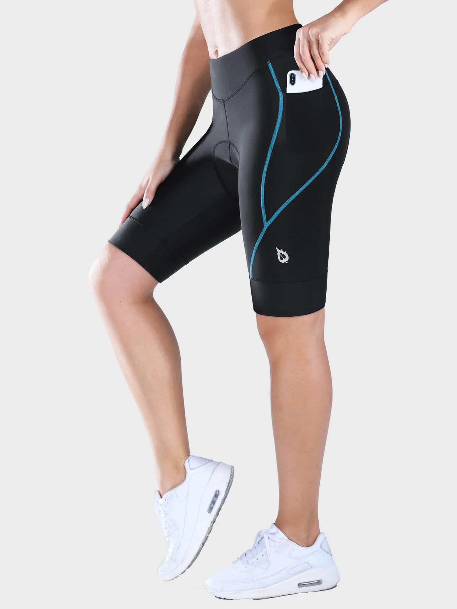 Women's UPF 50+ Padded Cycling Shorts - Image 32