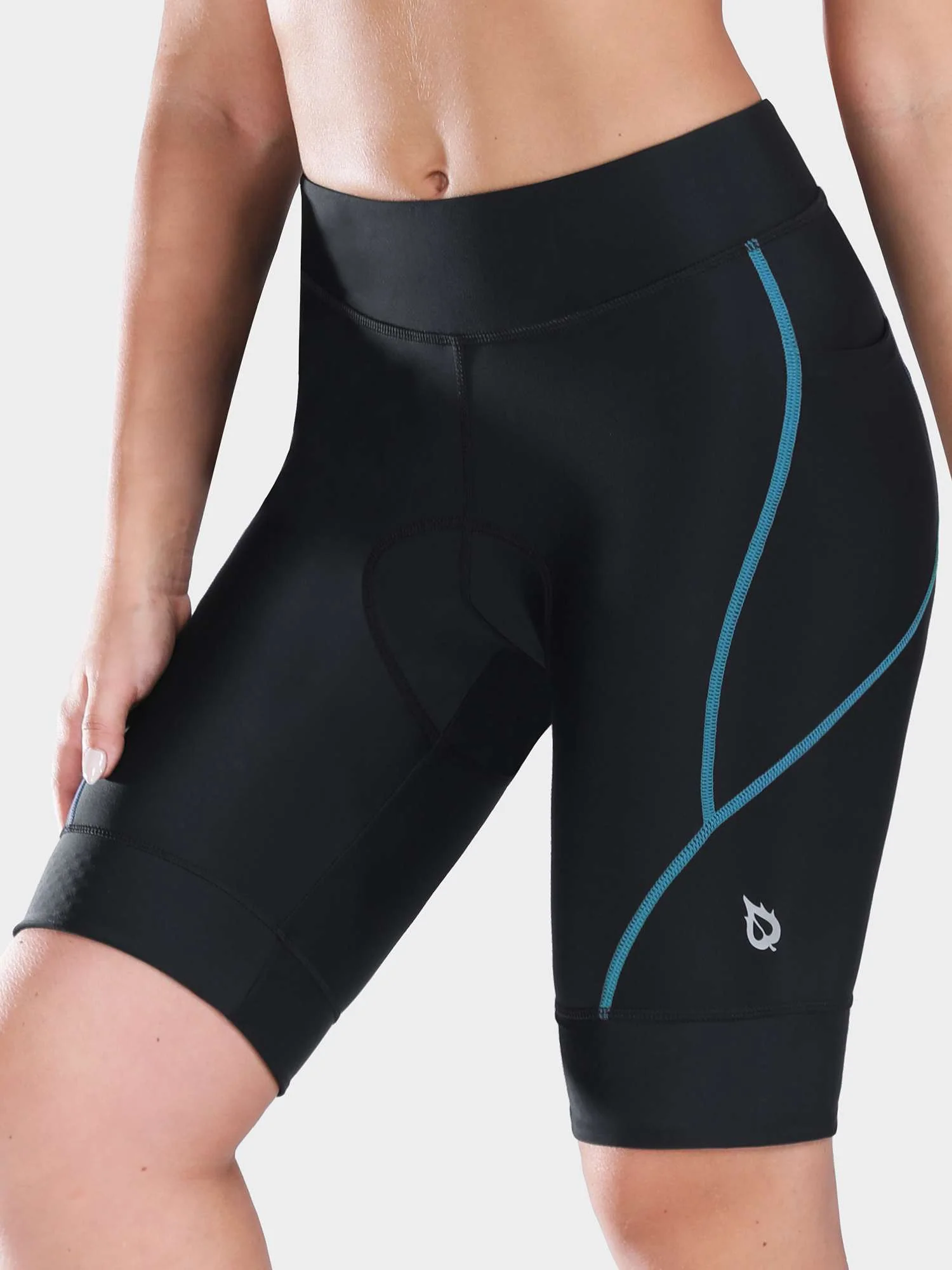 Women's UPF 50+ Padded Cycling Shorts - Image 36