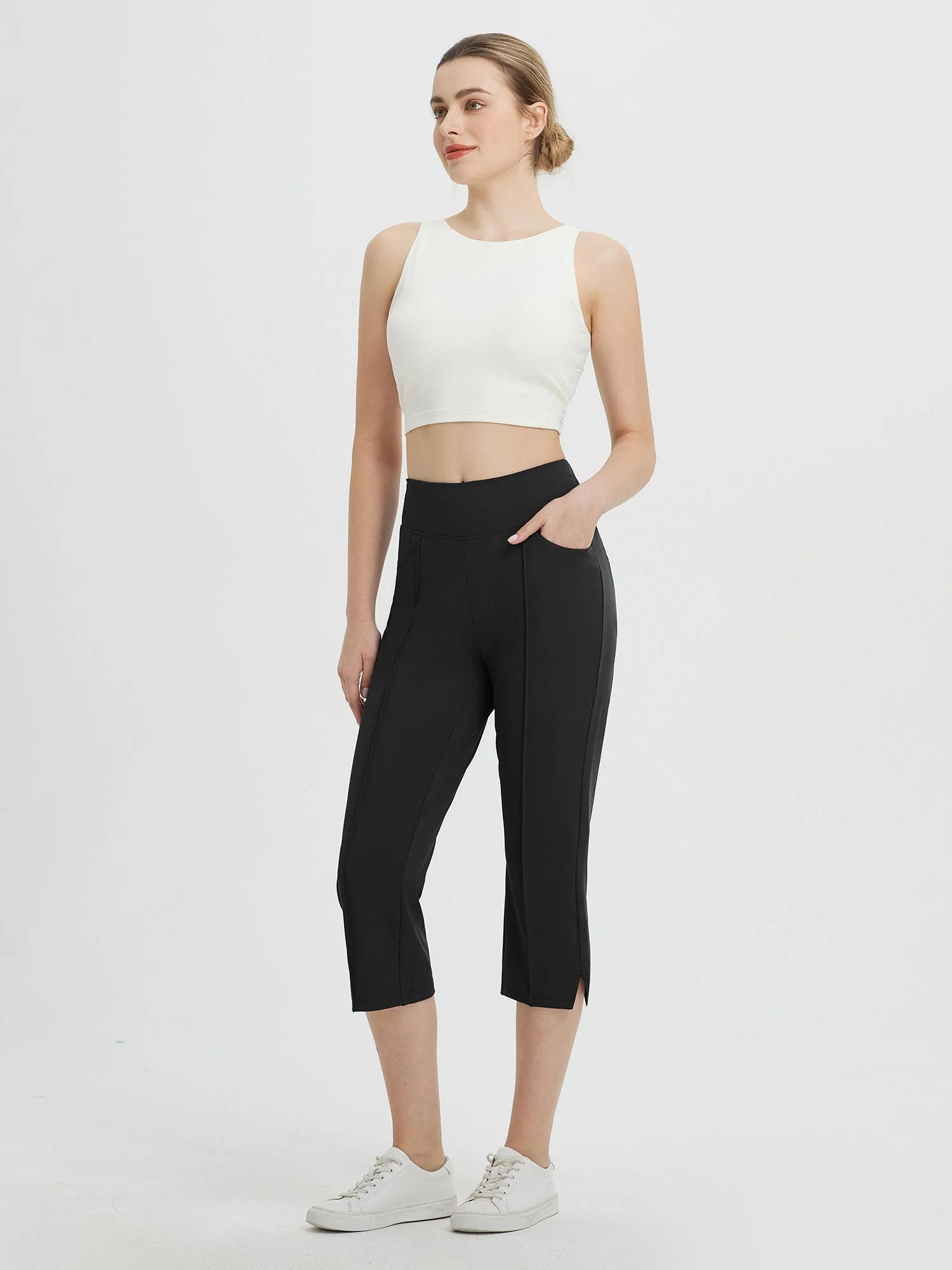 Women's High-Waisted Capris - Image 23