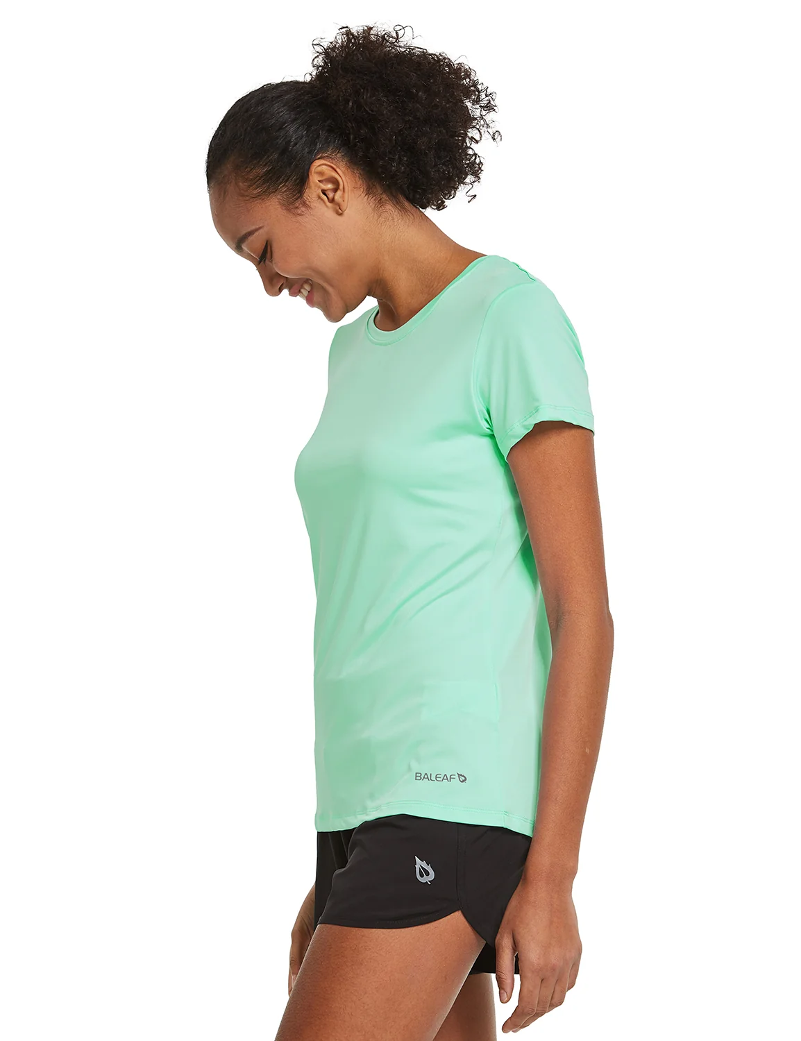 Women's Short-Sleeve Quick-Dry Crewneck Running Shirt - Image 2