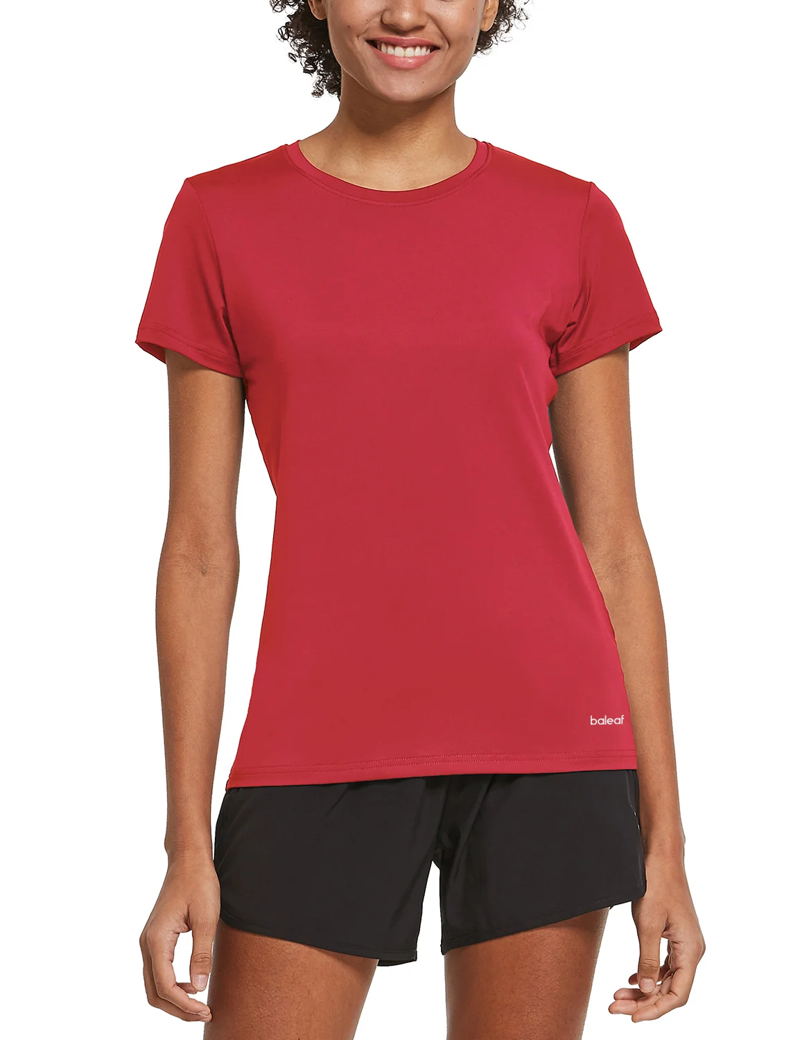 Women's Short-Sleeve Quick-Dry Crewneck Running Shirt - Image 37
