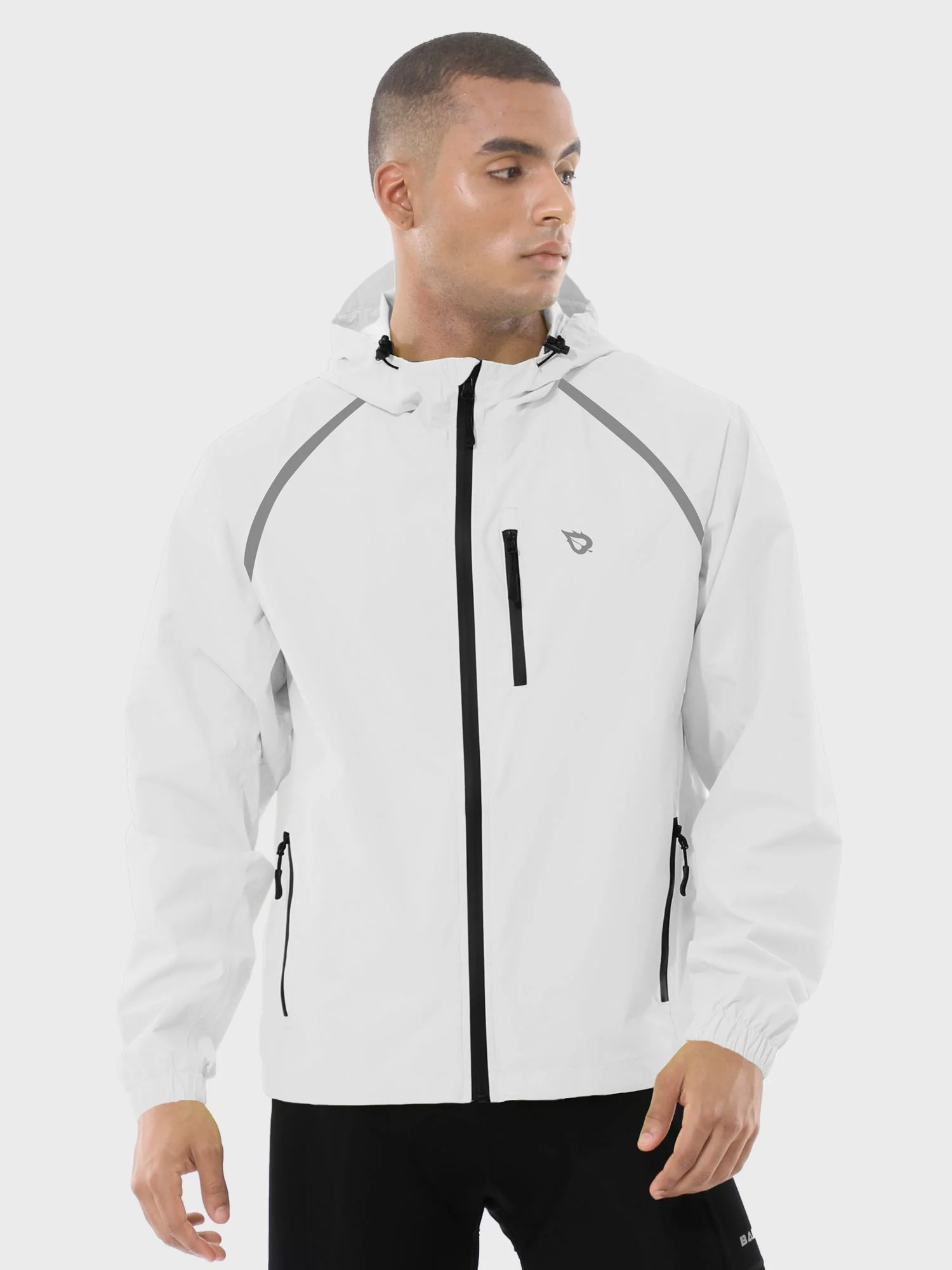 Men's UPF 50+ Waterproof Cycling Rain Jacket - Image 42