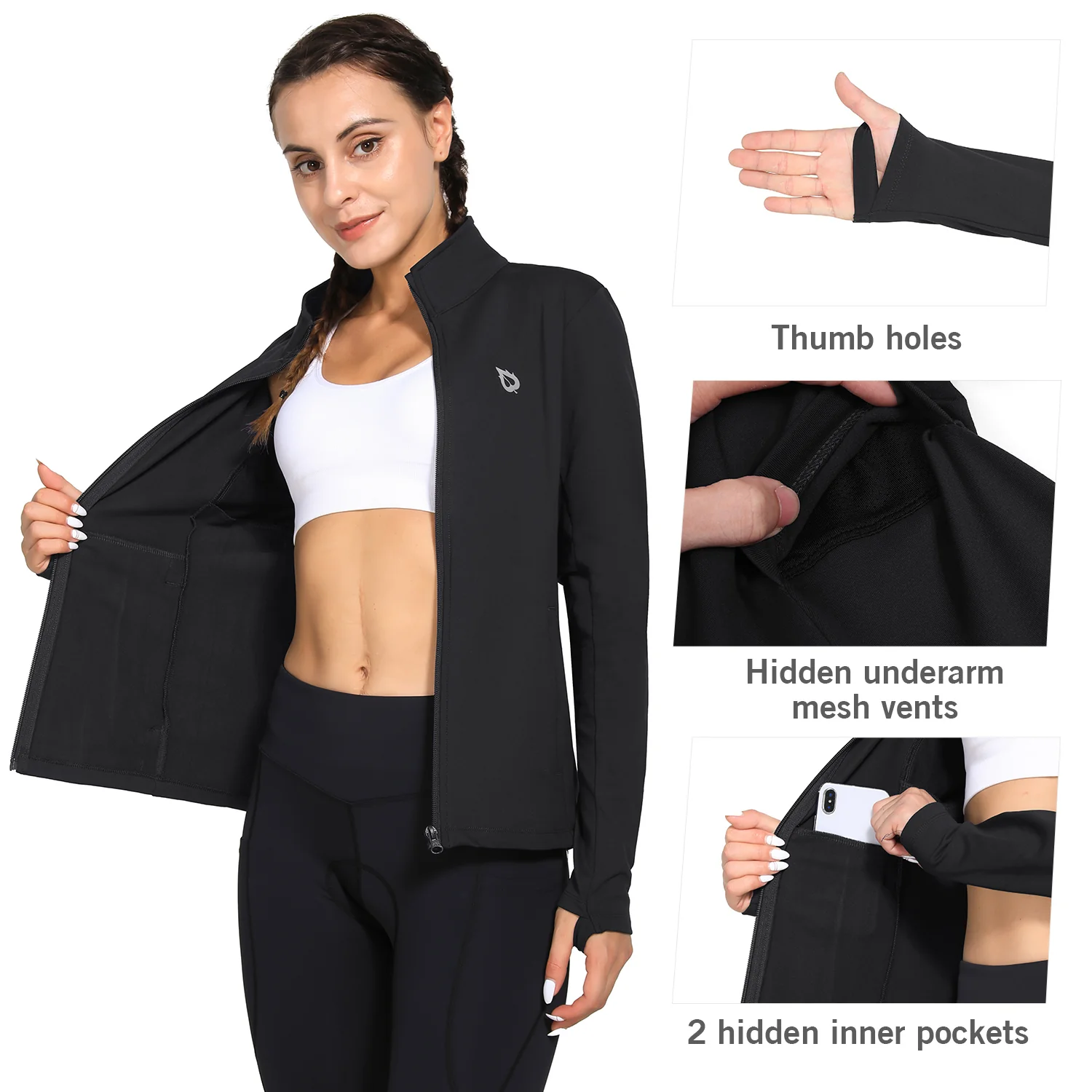 Cycling Long Sleeve Fleece Jacket - Image 13