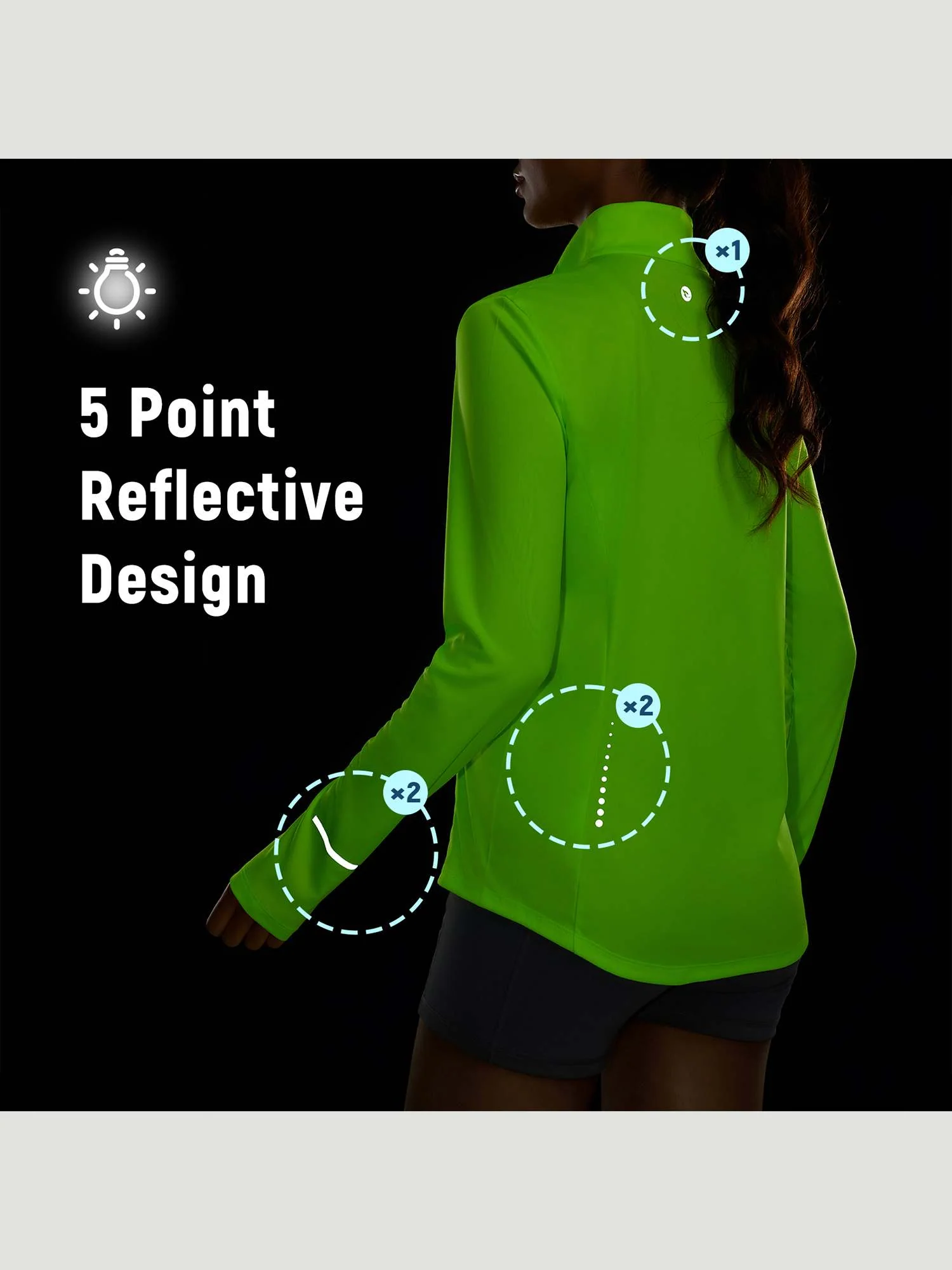 Women's Sun Protection Full Zip Jacket - Image 4
