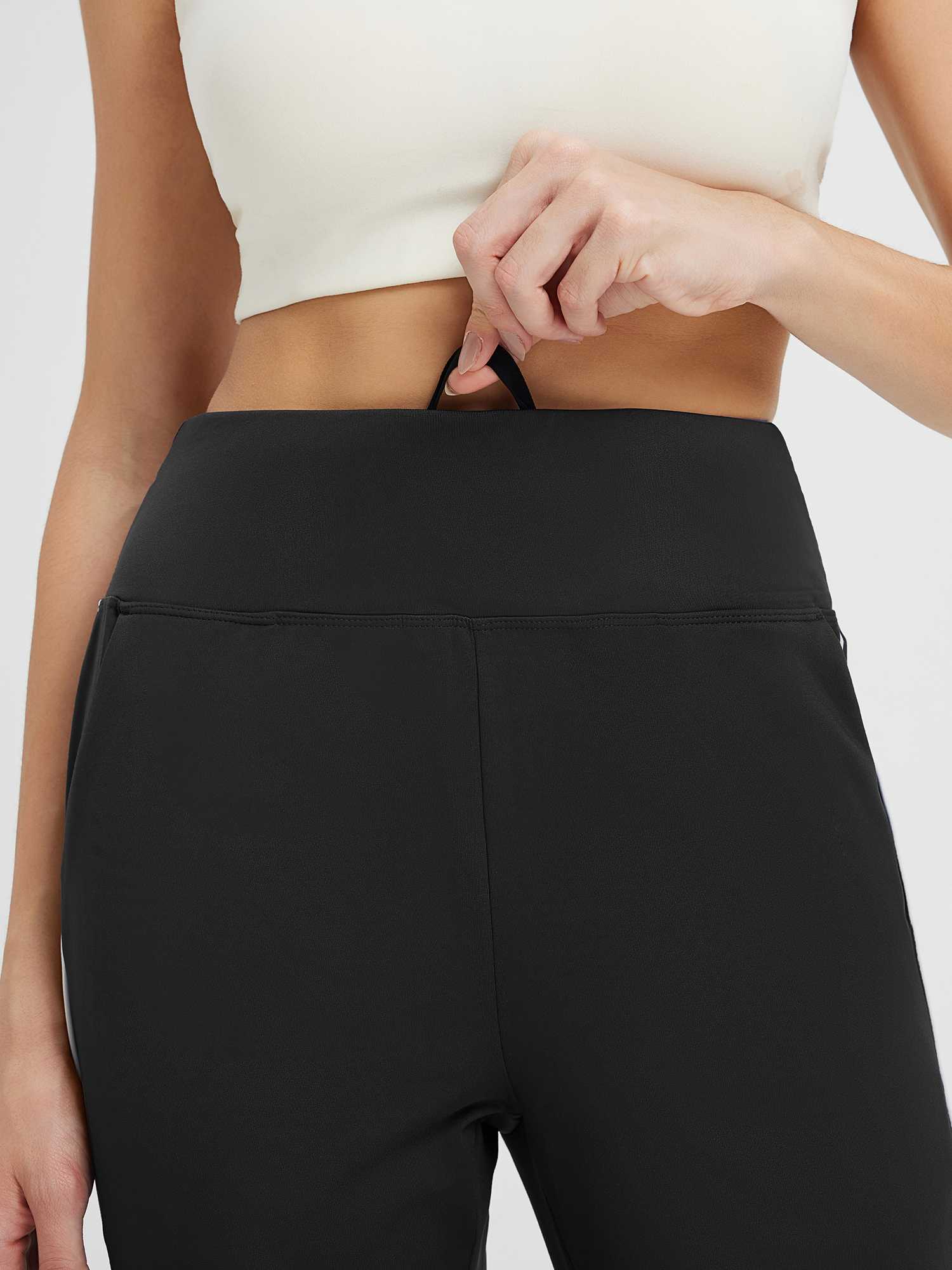 Flat Waist Fleece-Lined Running Joggers - Image 20