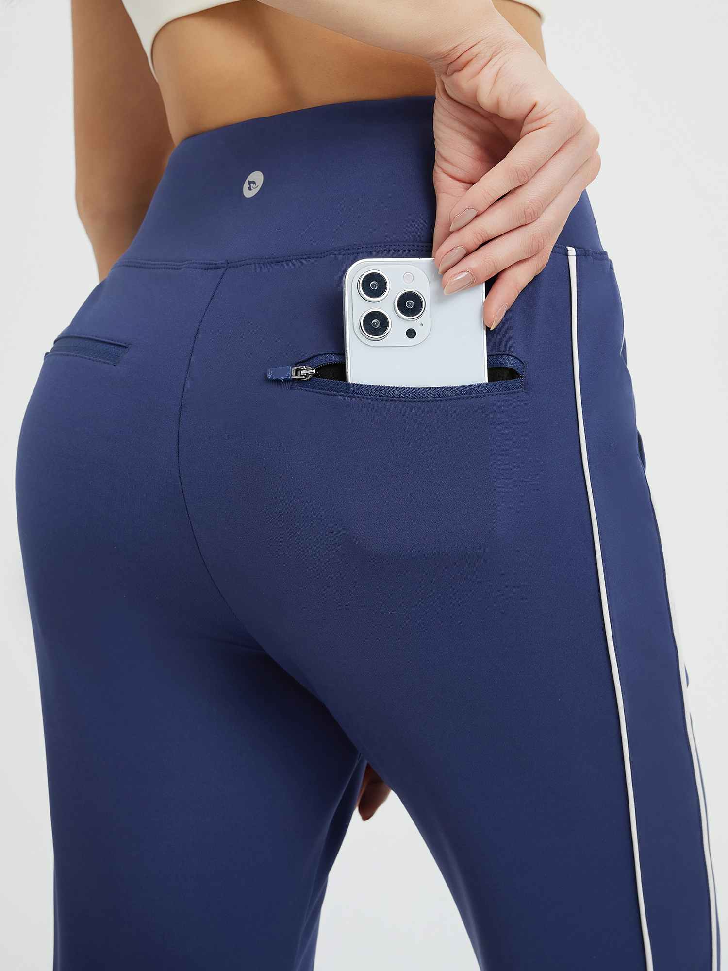 Flat Waist Fleece-Lined Running Joggers - Image 28