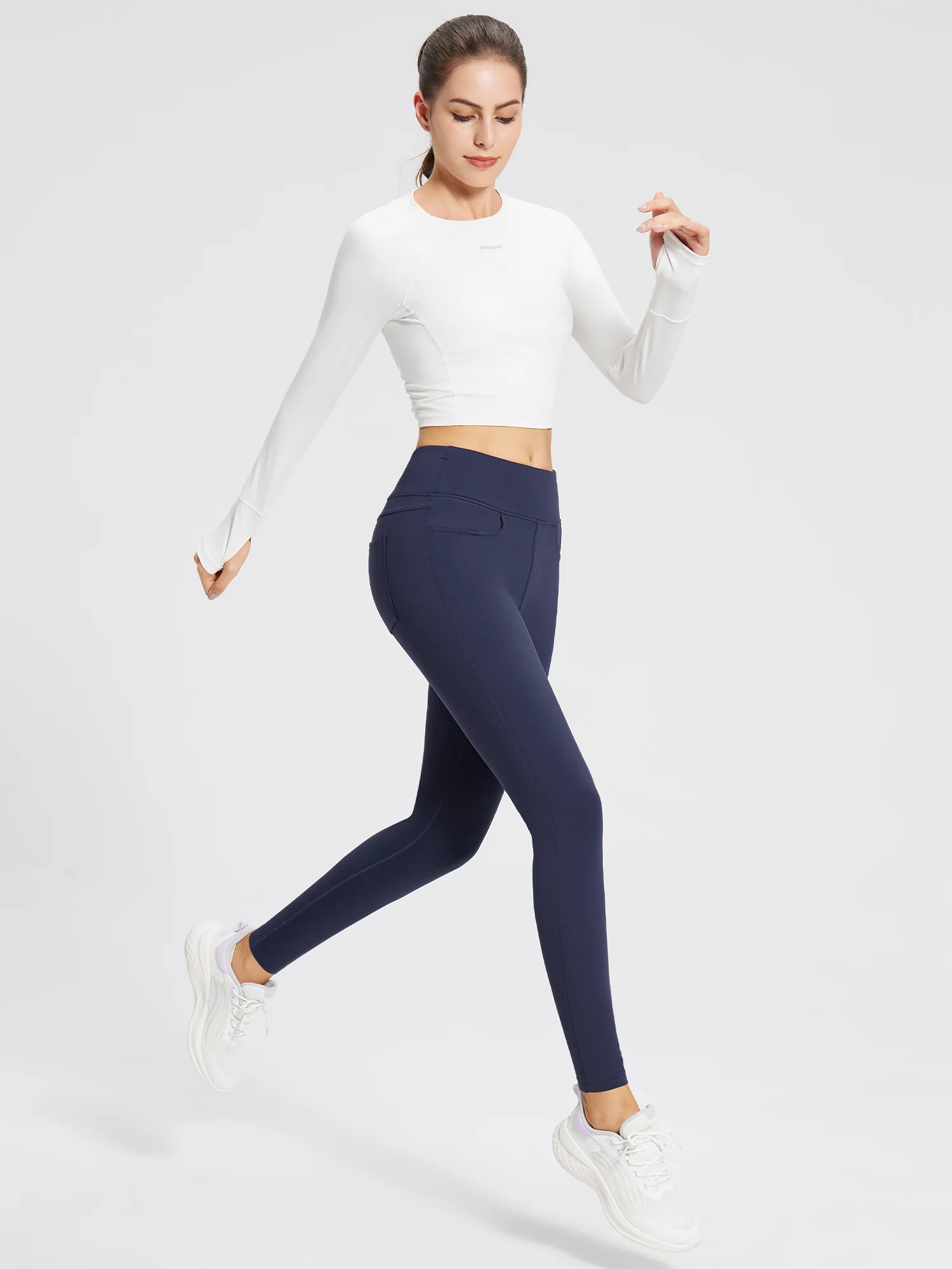 Laureate Fleece-Lined Denim Leggings - Image 8