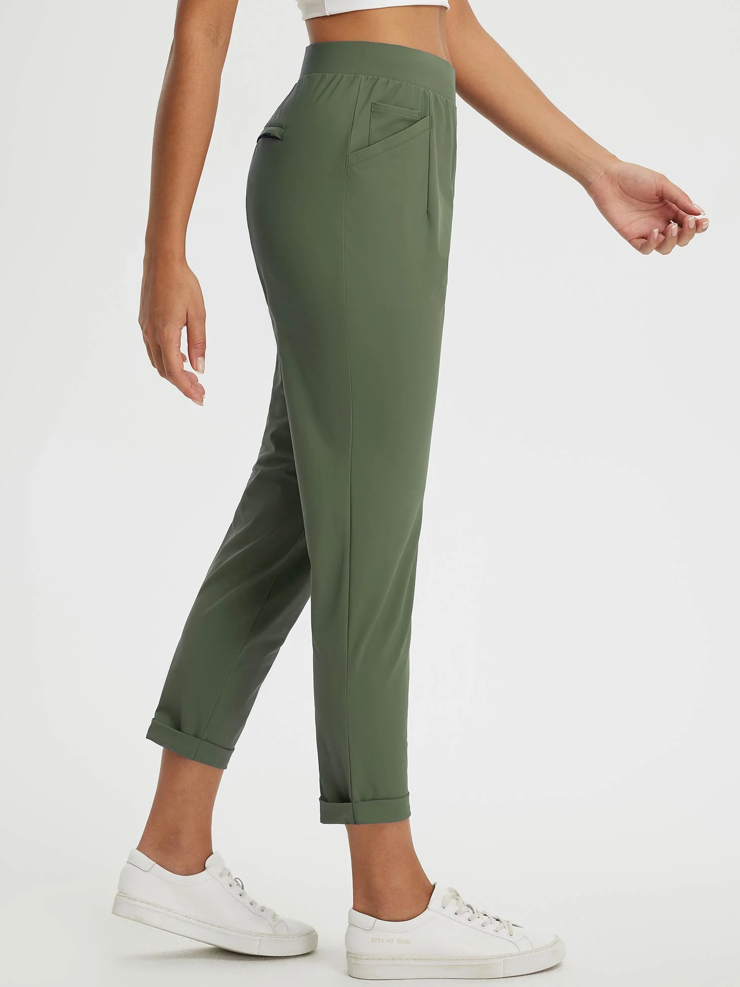 Dynamic Form High-Rise Tapered Trousers - Image 21