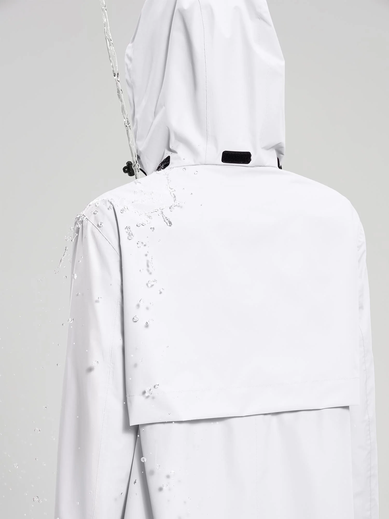 Flyleaf Mid-Length Hooded Waterproof Jacket - Image 18